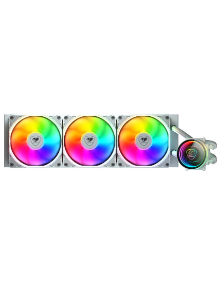 Chłodzenie Cieczą Cougar Diss A Liquido Cougar 3Mpsd360W Poseidon Elite Argb 360 Biały 392X121X27Mm Skt 115X-1200-1700-1366-Am5-