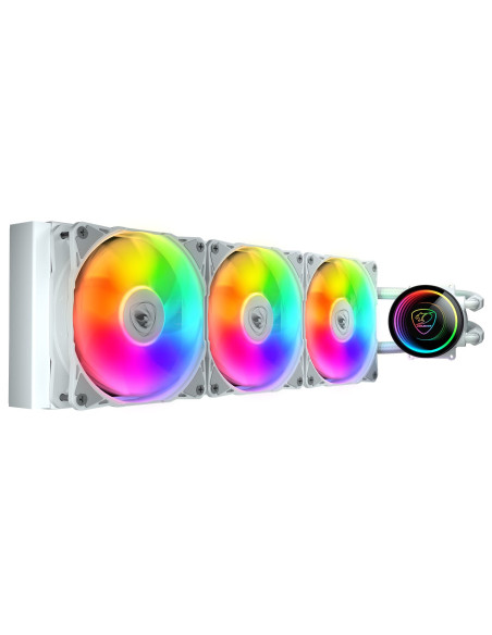 Chłodzenie Cieczą Cougar Diss A Liquido Cougar 3Mpsd360W Poseidon Elite Argb 360 Biały 392X121X27Mm Skt 115X-1200-1700-1366-Am5-