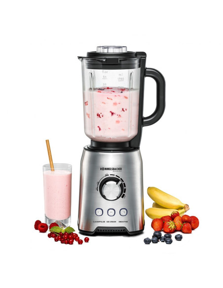 Blender Rommelsbacher Mx1250 1,75 L, 1200 W, Mikser Stołowy Ze Stali Nierdzewnej