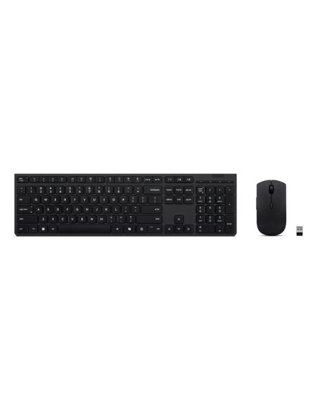 Lenovo Professional Bezprzewodowa Ładowalna Klawiatura I Mysz Combo | Zestaw Klawiatury I Myszy | Bezprzewodowy | Mysz W Zestawi