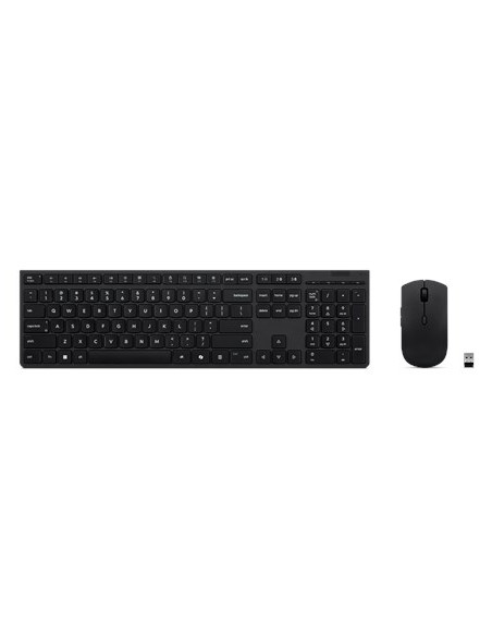 Lenovo Professional Bezprzewodowa Ładowalna Klawiatura I Mysz Combo | Zestaw Klawiatury I Myszy | Bezprzewodowy | Mysz W Zestawi