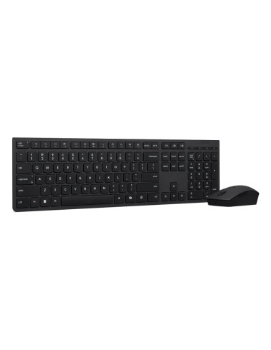 Lenovo Professional Bezprzewodowa Ładowalna Klawiatura I Mysz Combo | Zestaw Klawiatury I Myszy | Bezprzewodowy | Mysz W Zestawi
