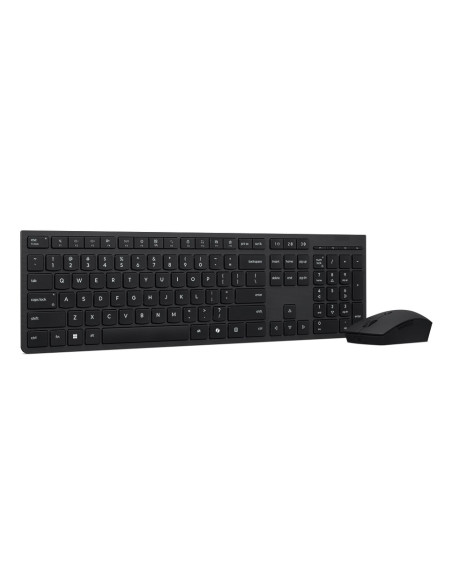 Lenovo Professional Bezprzewodowa Ładowalna Klawiatura I Mysz Combo | Zestaw Klawiatury I Myszy | Bezprzewodowy | Mysz W Zestawi