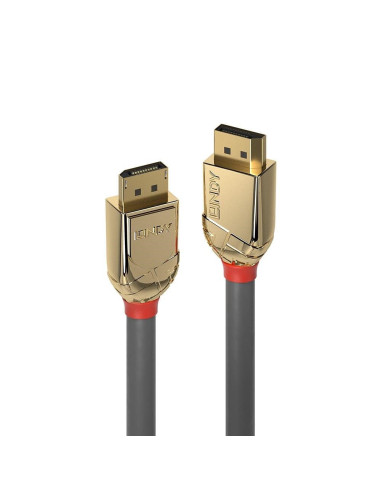 Lindy 5M Displayport 1.2 Kabel, Gold Line