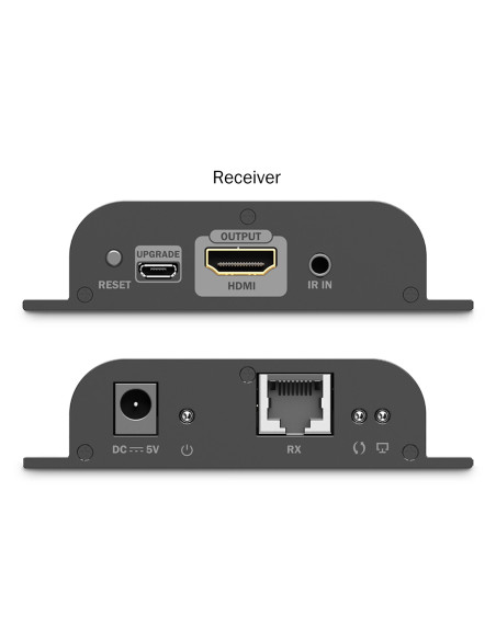 Odbiornik Hdmi 4K/60Hz Przedłużacza Kat.6 Po Ip 120M/200M