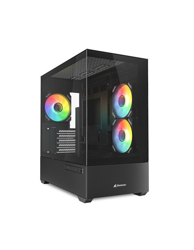 Etui Sharkoon Mk6 Rgb Micro-Atx 1Xglass Czarne
