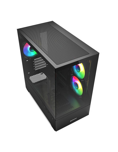 Etui Sharkoon Mk6 Rgb Micro-Atx 1Xglass Czarne