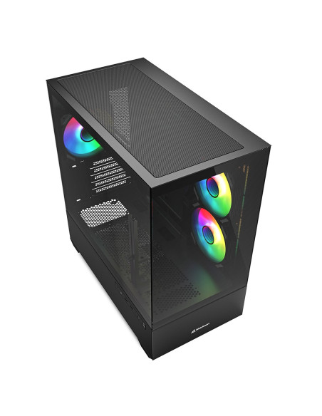 Etui Sharkoon Mk6 Rgb Micro-Atx 1Xglass Czarne