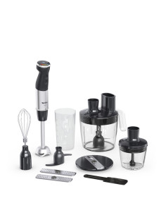 Tefal Quickchef+ Hb67G830 Blender 0,8 L Blender Immersyjny 1000 W Czarny, Stal Nierdzewna