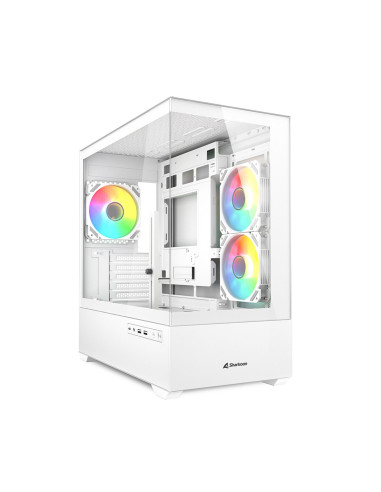 Etui Do Komputera Sharkoon Mk6 Rgb Micro-Atx 1Xglass Białe