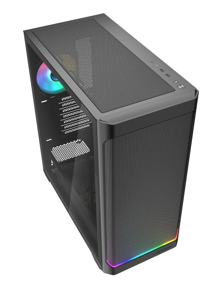 Obudowa Sharkoon Ak4W Rgb Atx Z 1 Szklanym Panelem