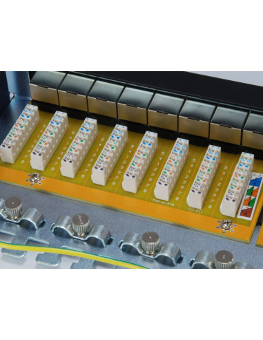 Equip Pro - Panel Krosowy - Cat 6A - Rj-45 X 24 - 1U - 48,3 Cm (19")