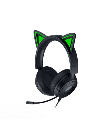 Zestaw Słuchawkowy Razer Gaming Kraken Kitty V3 X Przewodowe Nauszne Mikrofon Czarny