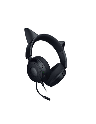 Zestaw Słuchawkowy Razer Gaming Kraken Kitty V3 X Przewodowe Nauszne Mikrofon Czarny