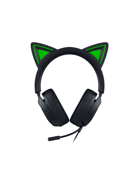 Zestaw Słuchawkowy Razer Gaming Kraken Kitty V3 X Przewodowe Nauszne Mikrofon Czarny