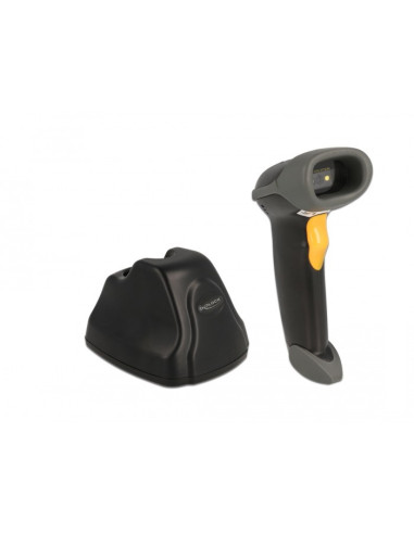 Czytnik Kodów Kreskowych Delock 2200582 2,4Ghz, 1D I 2D Z Ładowarką - 5 Języków