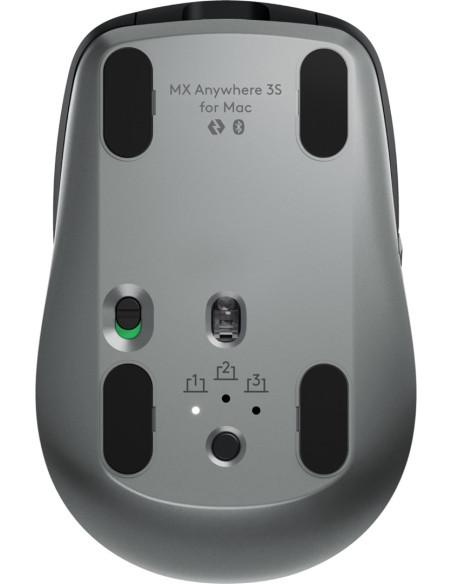 Mysz Logitech Mx Anywhere 3S For Mac 910-006947 (Prawostronna) Rf Wireless + Bluetooth Laser 8000 Dpi