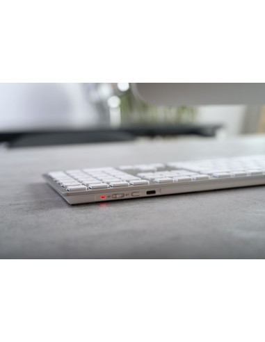 Klawiatura Bezprzewodowa Do Mac Kw 9100 Slim Wireless Silver Germany