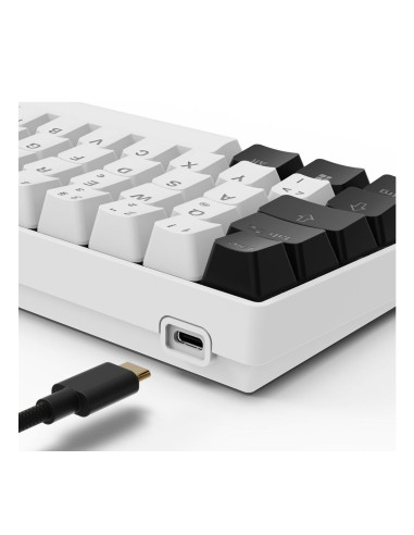 Klawiatura Sharkoon Gaming Keyboard Skiller Sgk50S4 Gen2 Biało-Żółte Rgb