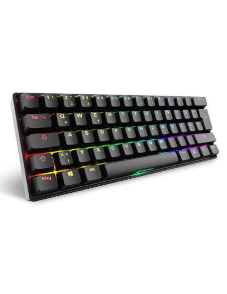 Klawiatura Sharkoon Gaming Keyboard Skiller Sgk50S4 Gen2 Czarno-Żółty Rgb