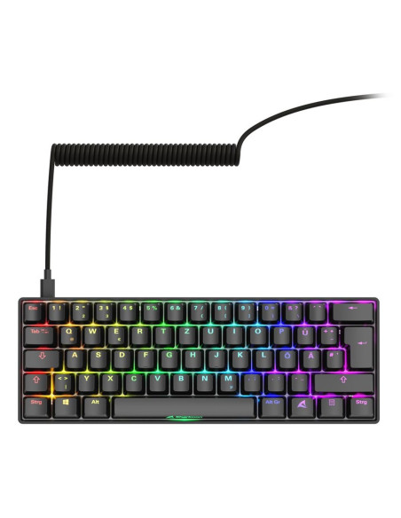 Klawiatura Sharkoon Gaming Keyboard Skiller Sgk50S4 Gen2 Czarno-Żółty Rgb