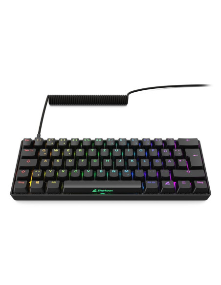 Klawiatura Sharkoon Gaming Keyboard Skiller Sgk50S4 Gen2 Czarno-Żółty Rgb