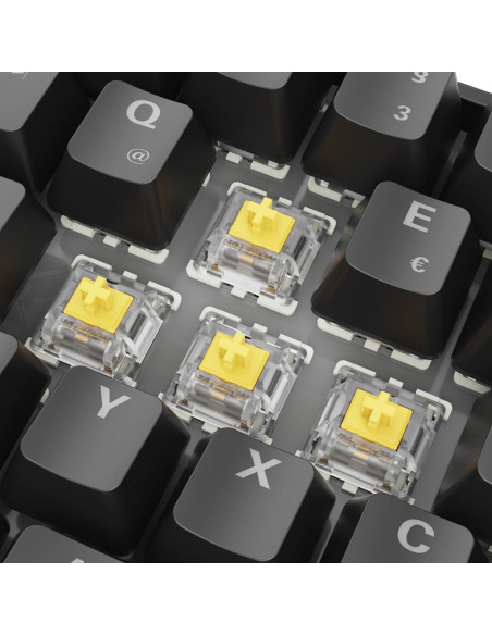Klawiatura Sharkoon Gaming Keyboard Skiller Sgk50S4 Gen2 Czarno-Żółty Rgb