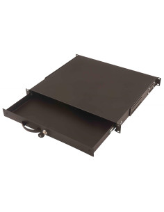 Półka Z Klawiaturą Zamykana Na Klucz 19" 1U Digitus Czarna Ral 9005 2