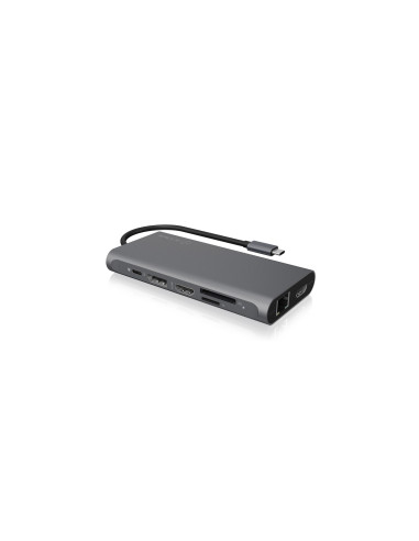 Icy Box Ib-Dk4050-Cpd Przewodowa Usb 3.2 Gen 1 (3.1 Gen 1) Type-C Antracyt