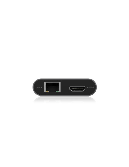 Icy Box Ib-Dk4050-Cpd Przewodowa Usb 3.2 Gen 1 (3.1 Gen 1) Type-C Antracyt
