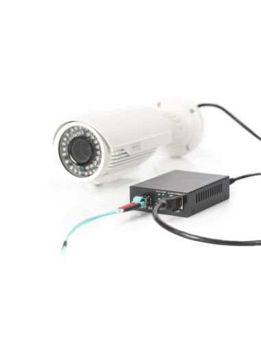 Konwerter Mediów Gigabit Poe, Rj45 / Sfp, Pse