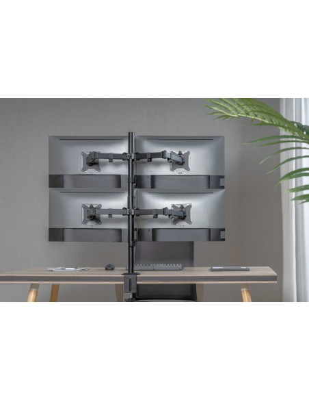 Uchwyt Stołowy 17"-32"/4Tft 360° H.verst. 9Kg Black Lite