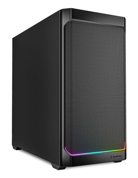 Sharkoon Mk4 Rgb Strip Micro Tower Czarny
