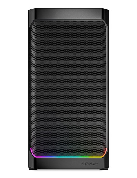 Sharkoon Mk4 Rgb Strip Micro Tower Czarny