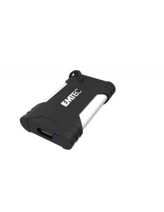 Dysk Ssd Emtec X210G - 500 Gb - Usb Type-C - 3.2 Gen 2 (3.1 Gen 2) - 1100 Mb/S - 10 Gbps - Biały (Ecssd500Gx210G)