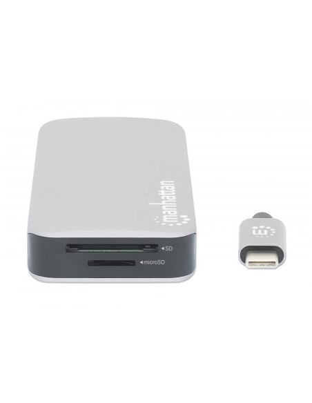 Stacja Dokująca Manhattan Usb-C 8 W 1 Z Zasilaniem Usb 3.2 Gen 1 Type-C Męski Na Żeński Hdmi, Trzy Porty Usb-A, Gigabitowy Port 