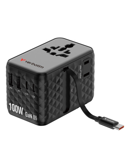Ładowarka Verbatim Charge ´N´ Travel 100W