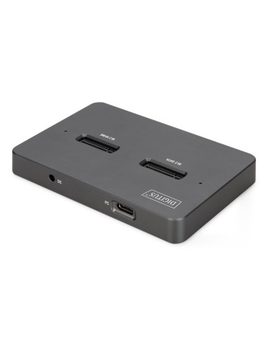 Stacja Dokująca Usb-C 3.2 Gen2 Dla Dysków Ssd M.2 Duo Nvme Oraz Sata (Max. 2X 4 Tb) Z Czytnikiem Kart Sd-Express 7.1 (Max. 2 Tb)