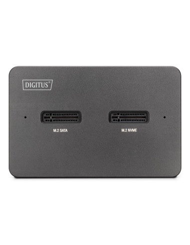 Stacja Dokująca Usb-C 3.2 Gen2 Dla Dysków Ssd M.2 Duo Nvme Oraz Sata (Max. 2X 4 Tb) Z Czytnikiem Kart Sd-Express 7.1 (Max. 2 Tb)