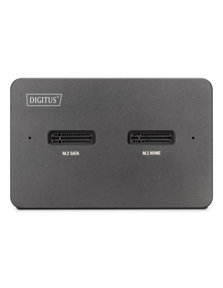 Stacja Dokująca Usb-C 3.2 Gen2 Dla Dysków Ssd M.2 Duo Nvme Oraz Sata (Max. 2X 4 Tb) Z Czytnikiem Kart Sd-Express 7.1 (Max. 2 Tb)