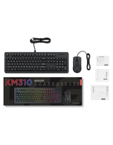 Lenovo Legion Km310 Rgb Gaming Combo Keyboard And Mouse - Us English Gx31N91913