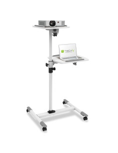 Techly Stolik Do Projektora Wysoki Biały