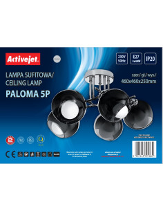 Lampa Wisząca Activejet Aje-Paloma 5P E27 5X40W 2