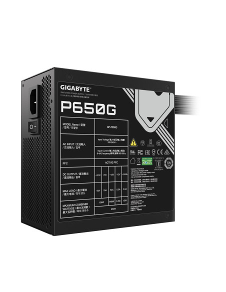 Zasilacz Gigabyte P650G 650W 120Mm 80+Gold