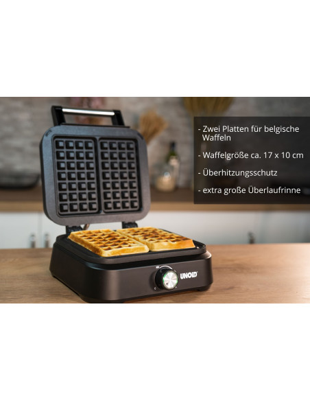 Gofrownica Unold 48275 2 Gof. 1500W Czarna