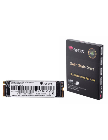 Afox Me300 Ssd M.2 Pci-Ex4 512Gb Tlc 2.5 Gb/S Nvme