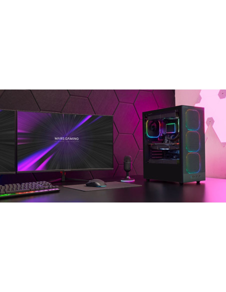 Tacens Mars Mc-Nebula 4X120Mm Argb Atx- Obudowa