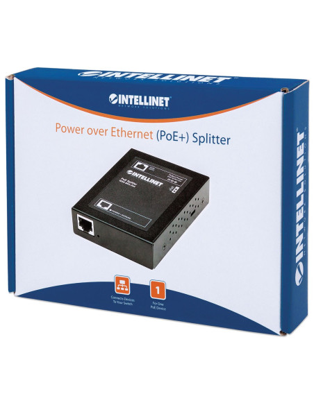 Intellinet Rozdzielacz Splitter Poe+ Ieee 802.3At/Af Na 5/7,5/9/12V Dc 560443