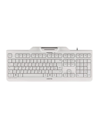 Klawiatura Cherry Kc 1000 Sc - Usb - Szwajcaria - Pale Grey