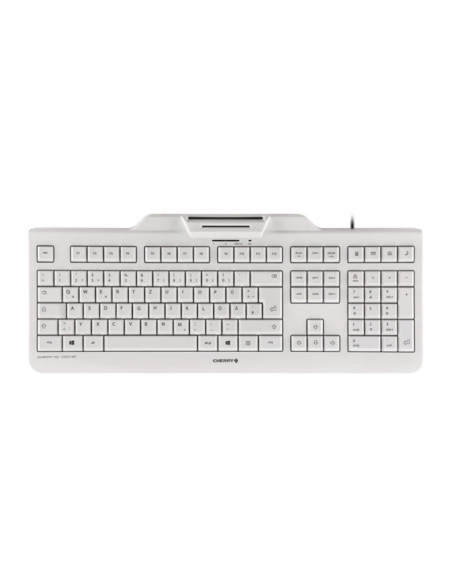 Klawiatura Cherry Kc 1000 Sc - Usb - Szwajcaria - Pale Grey